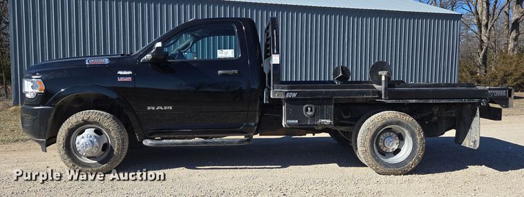 image for item DP6185 2021 Dodge Ram 3500 dump bale bed pickup truck