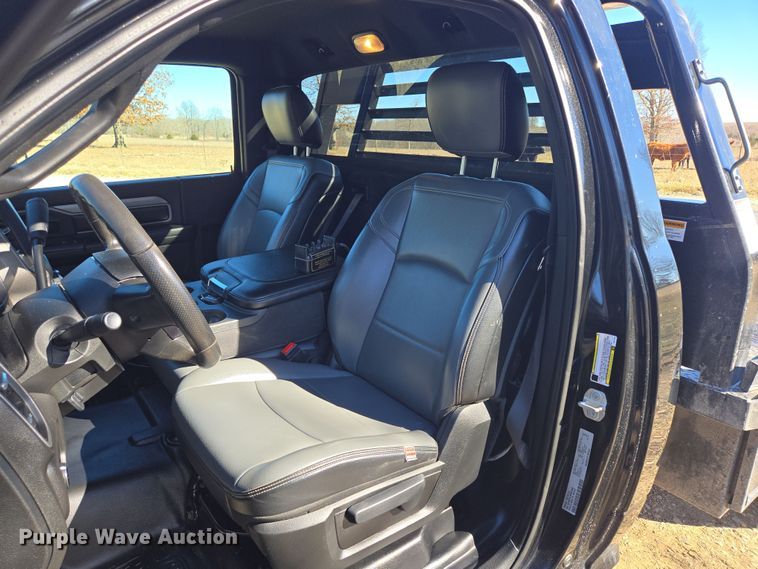 image for item DP6185 2021 Dodge Ram 3500 dump bale bed pickup truck