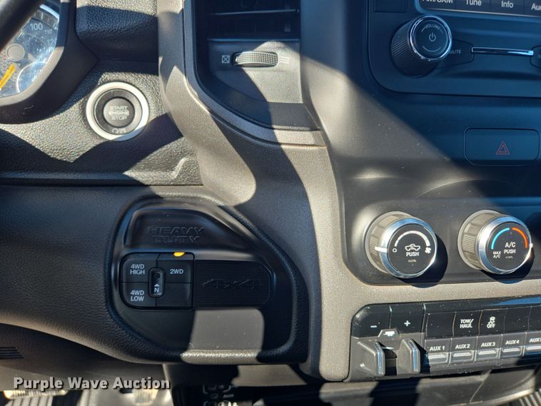 image for item DP6185 2021 Dodge Ram 3500 dump bale bed pickup truck