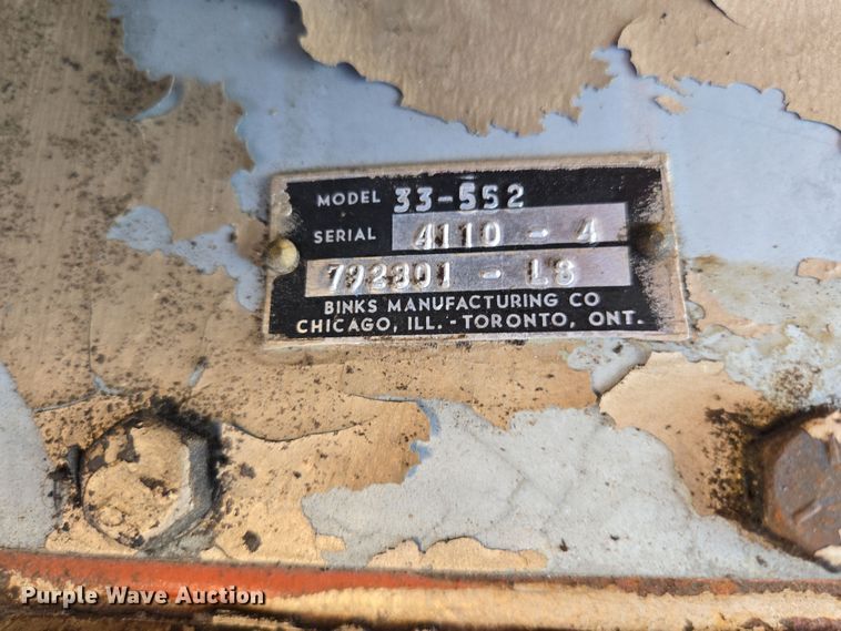 image for item DP6186 Binks 33-1048 air compressor