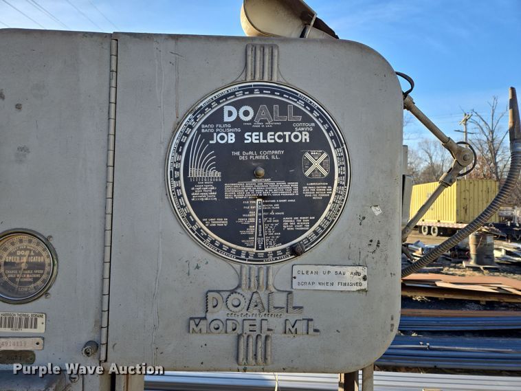 image for item DP6187 Doall ML metal cutting saw