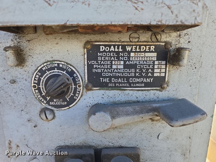 image for item DP6187 Doall ML metal cutting saw