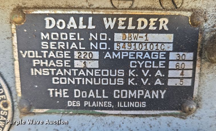 image for item DP6187 Doall ML metal cutting saw