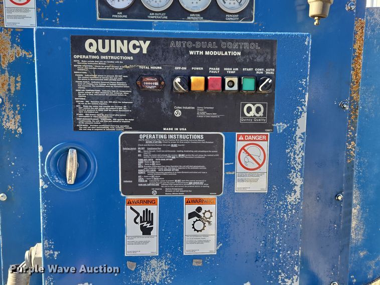 image for item DP6188 Quincy air compressor