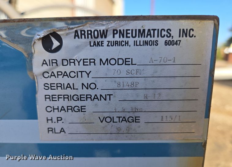 image for item DP6188 Quincy air compressor