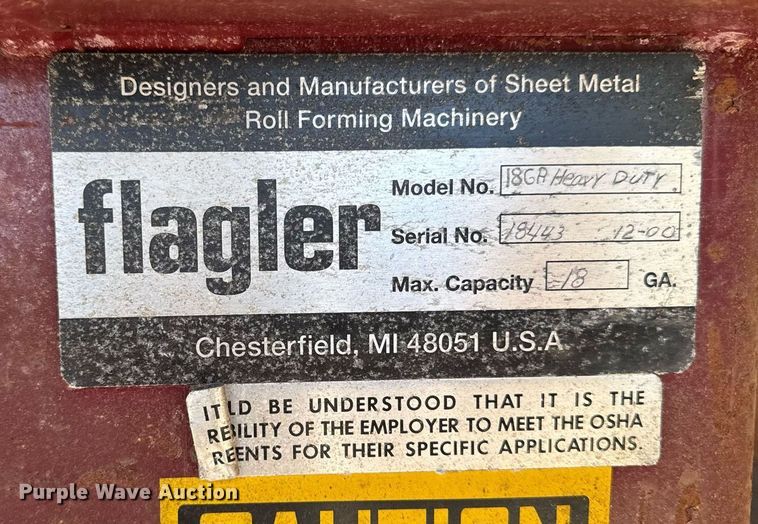 image for item DT0645 Roll formers