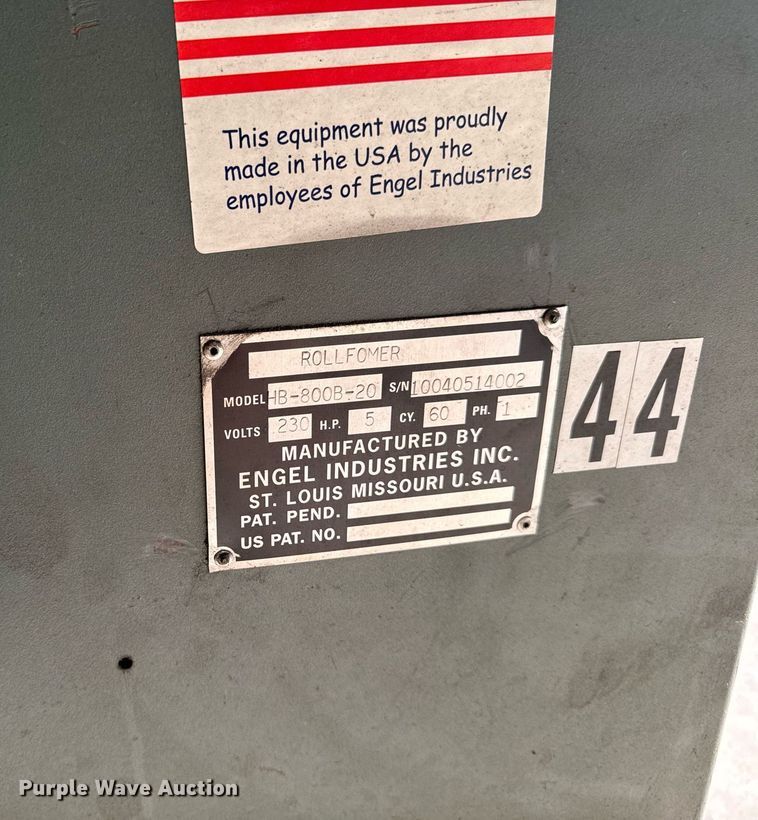 image for item DT0645 Roll formers