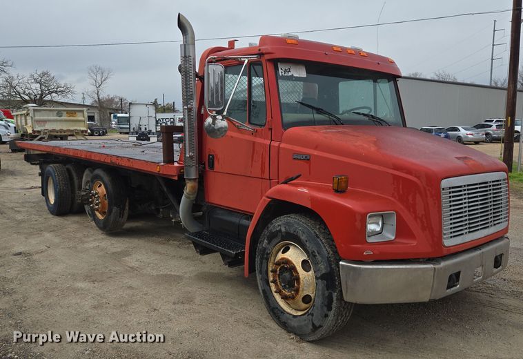 image for item DV1273 2001 Freightliner FL80 rollback truck