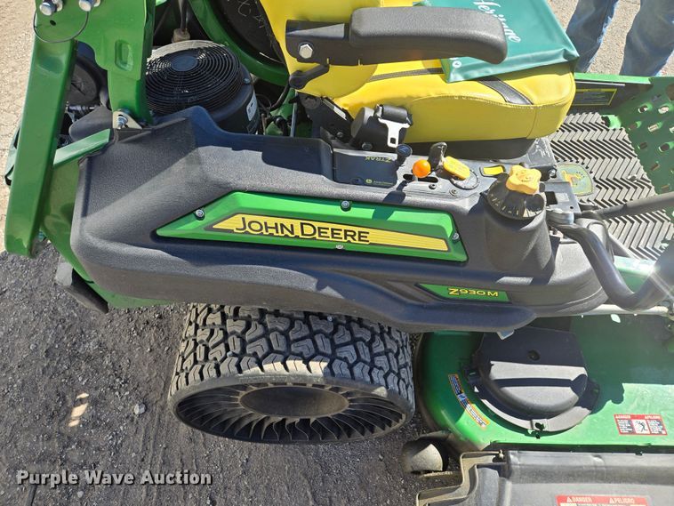 image for item DV2250 2022 John Deere Z930M  ZTR lawn mower