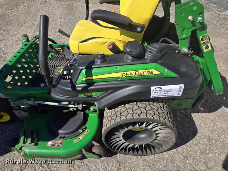 image for item DV2250 2022 John Deere Z930M  ZTR lawn mower