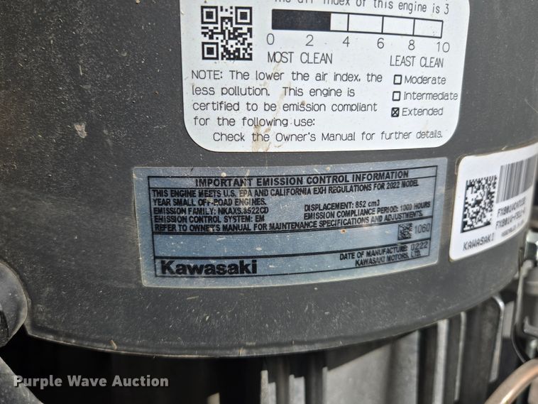 image for item DV2250 2022 John Deere Z930M  ZTR lawn mower