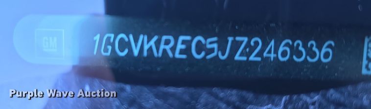 image for item DW3168 2018 Chevrolet Silverado 1500 Double Cab pickup truck