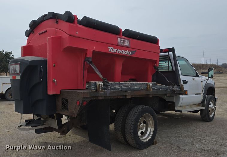 image for item DW3177 1994 Chevrolet Cheyenne C3500 dump flatbed pickup truck