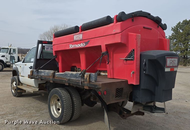 image for item DW3177 1994 Chevrolet Cheyenne C3500 dump flatbed pickup truck