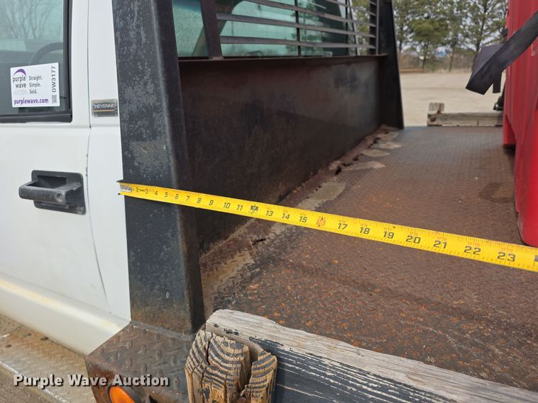 image for item DW3177 1994 Chevrolet Cheyenne C3500 dump flatbed pickup truck