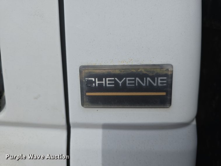 image for item DW3177 1994 Chevrolet Cheyenne C3500 dump flatbed pickup truck