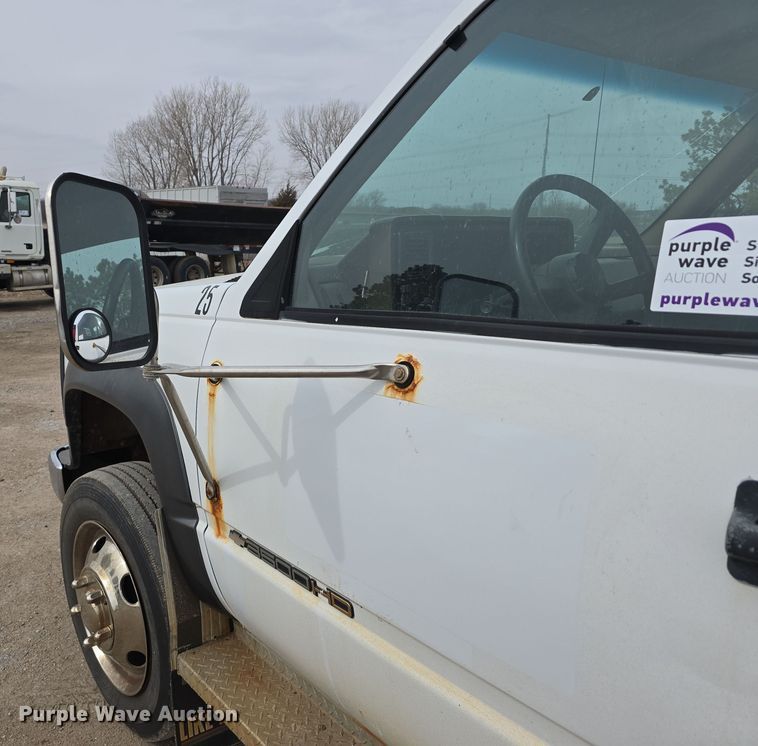 image for item DW3177 1994 Chevrolet Cheyenne C3500 dump flatbed pickup truck