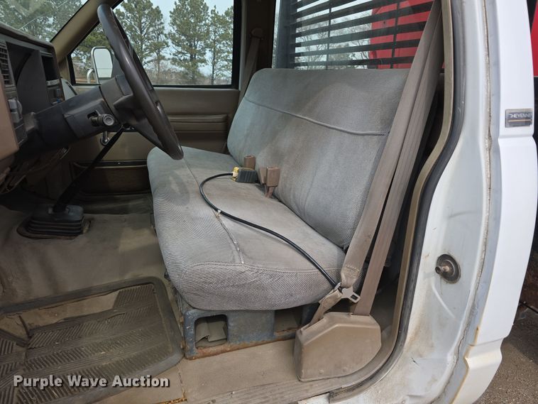 image for item DW3177 1994 Chevrolet Cheyenne C3500 dump flatbed pickup truck