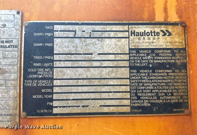 image for item EC3486 2018 Haulotte 3522A boom lift