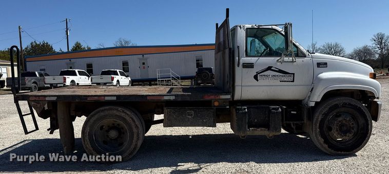 image for item ED5523 1998 Chevrolet C6500 flatbed truck
