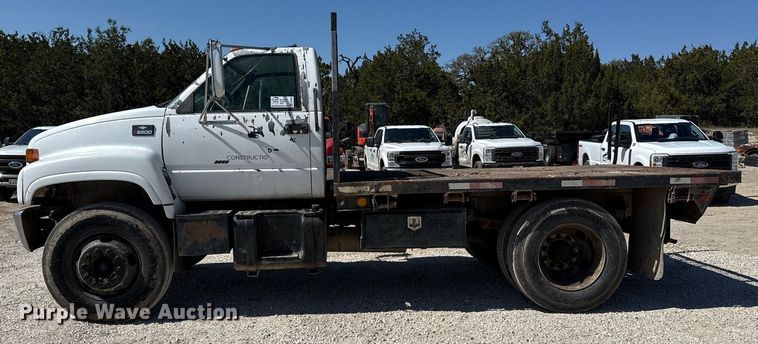 image for item ED5523 1998 Chevrolet C6500 flatbed truck