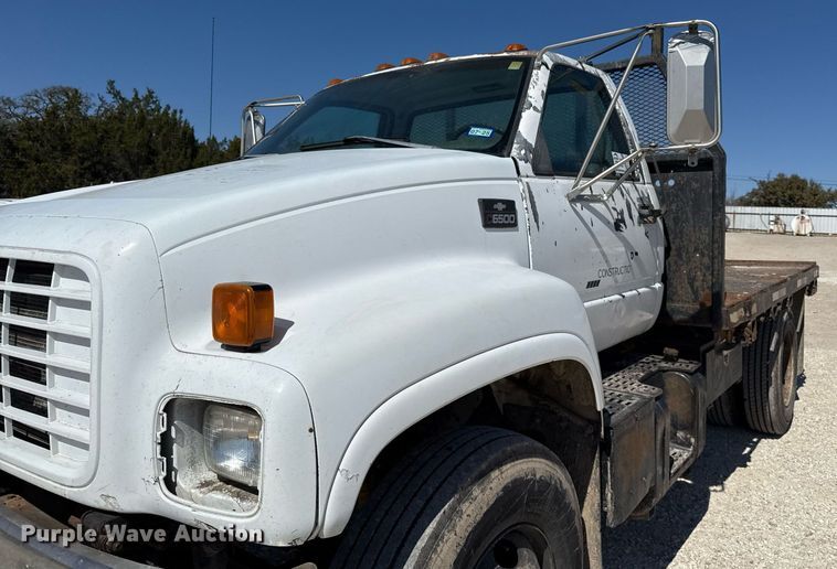 image for item ED5523 1998 Chevrolet C6500 flatbed truck