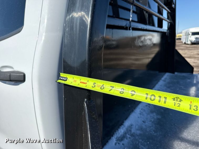 image for item EG2552 2019 Chevrolet Silverado 5500HD Crew Cab flatbed truck