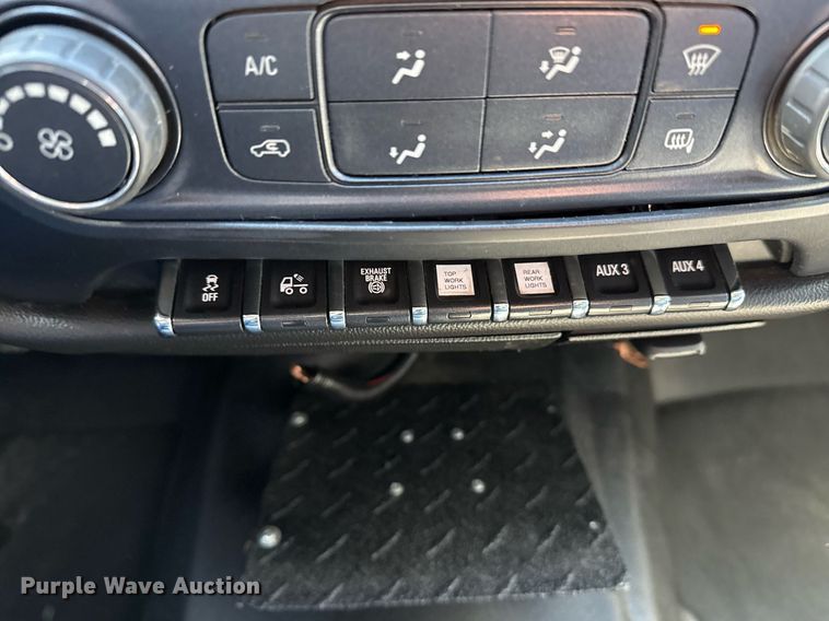 image for item EG2552 2019 Chevrolet Silverado 5500HD Crew Cab flatbed truck