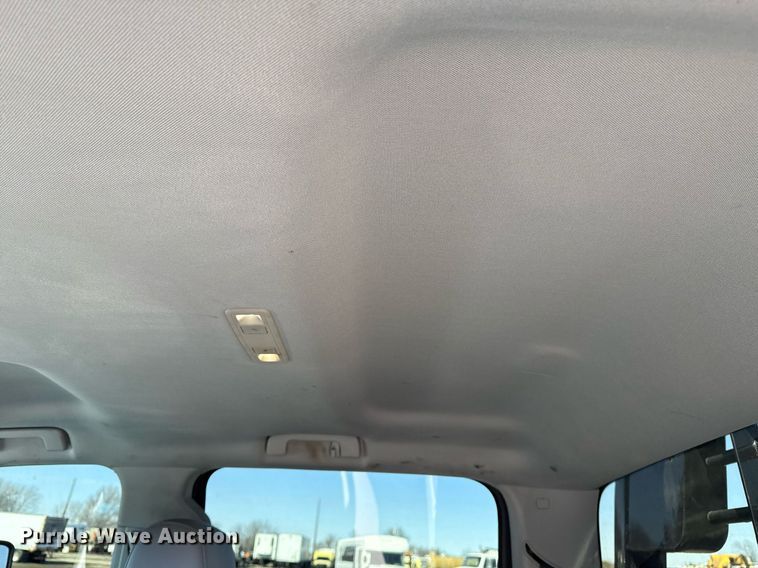 image for item EG2552 2019 Chevrolet Silverado 5500HD Crew Cab flatbed truck