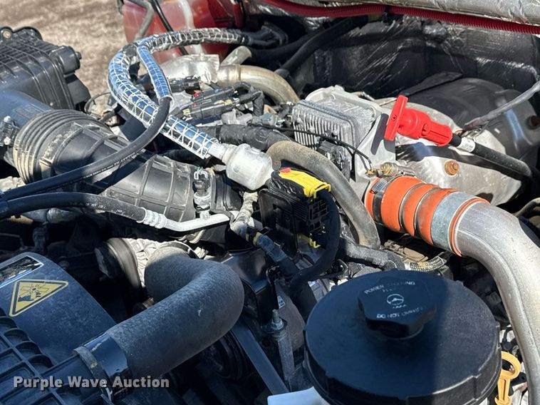 image for item EG2552 2019 Chevrolet Silverado 5500HD Crew Cab flatbed truck