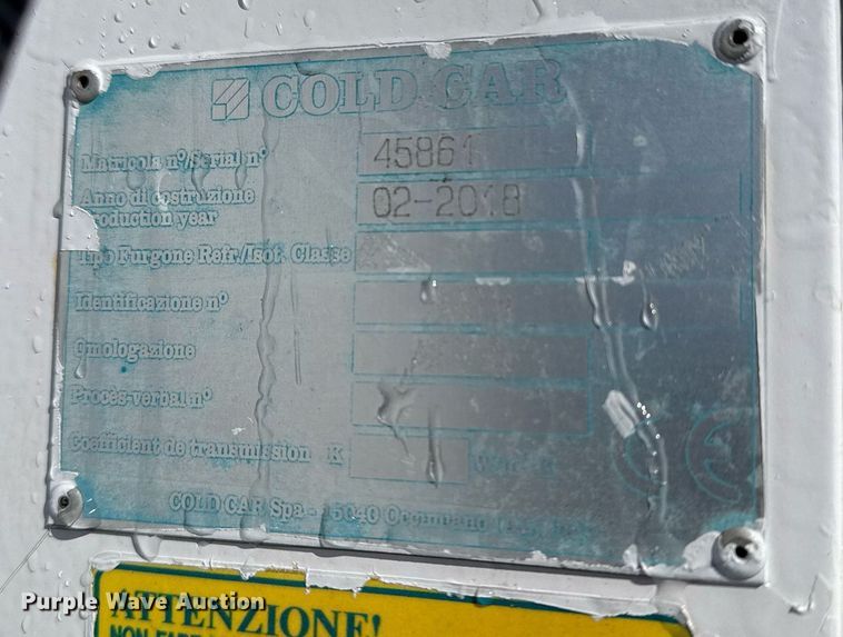 image for item EG2554 2017 Ford E450 Super Duty refrigerated truck