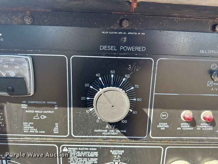 image for item EG2573 Miller Air Pak welder/generator