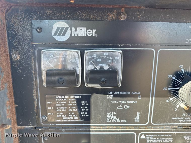 image for item EG2573 Miller Air Pak welder/generator