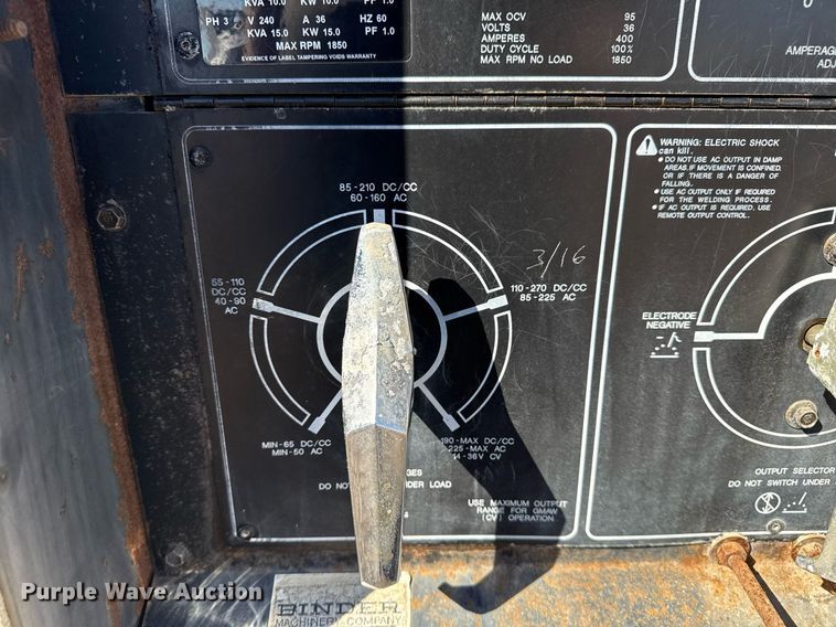 image for item EG2573 Miller Air Pak welder/generator