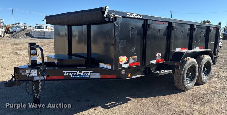 image for item EG2587 2024 Top Hat Industries DPX140 dump trailer