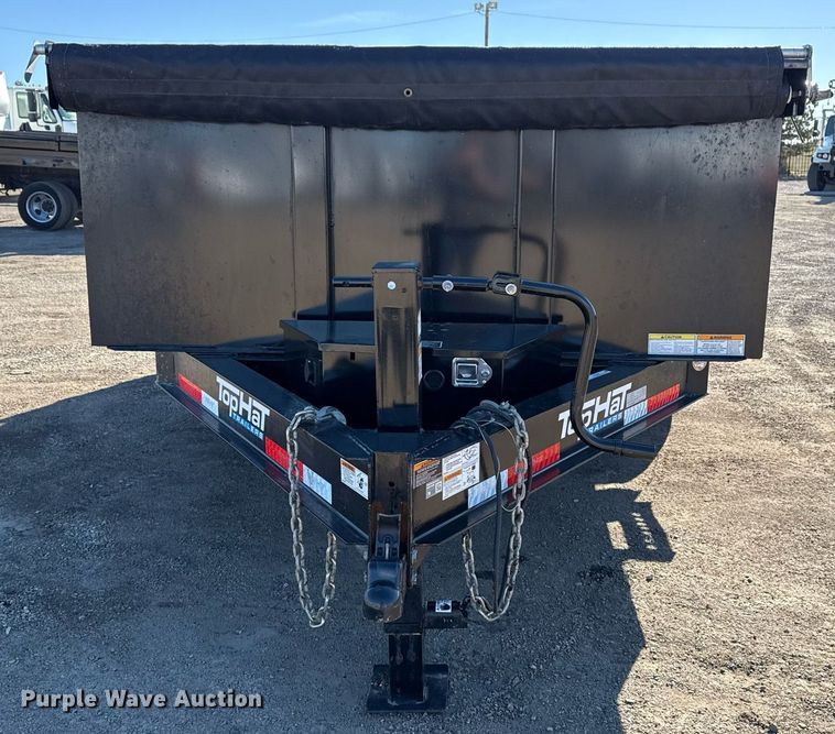 image for item EG2587 2024 Top Hat Industries DPX140 dump trailer