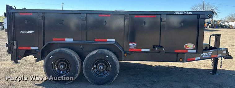 image for item EG2587 2024 Top Hat Industries DPX140 dump trailer