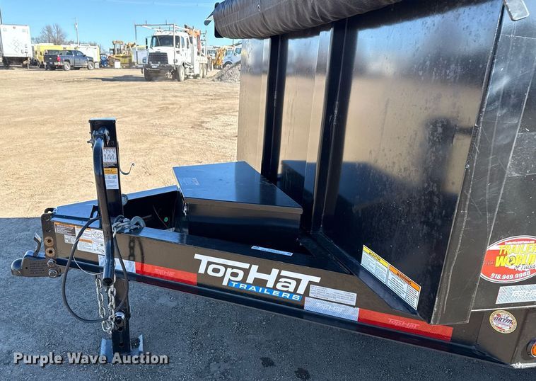 image for item EG2587 2024 Top Hat Industries DPX140 dump trailer