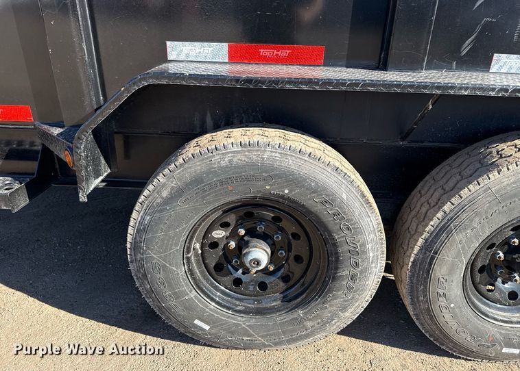 image for item EG2587 2024 Top Hat Industries DPX140 dump trailer