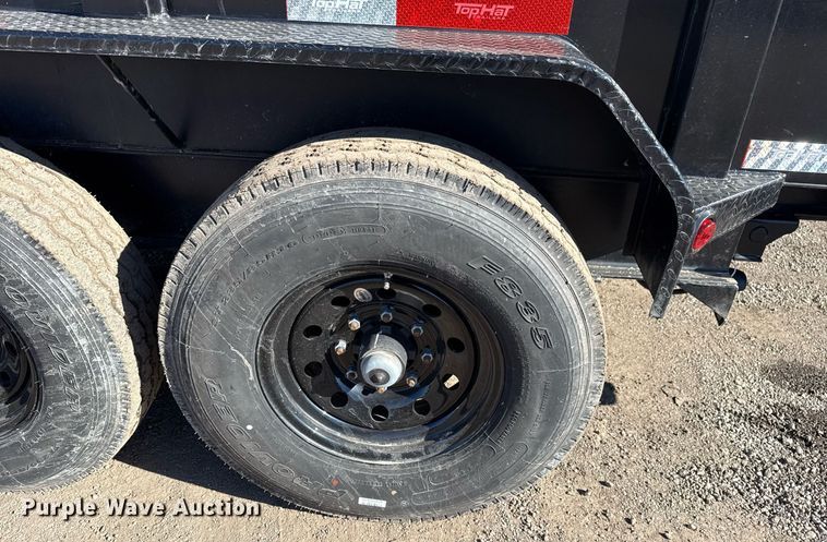 image for item EG2587 2024 Top Hat Industries DPX140 dump trailer