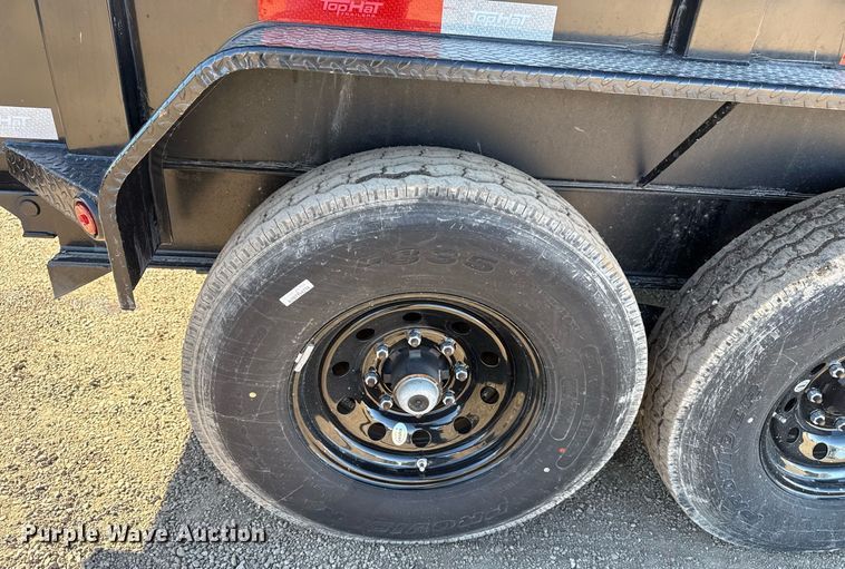 image for item EG2587 2024 Top Hat Industries DPX140 dump trailer