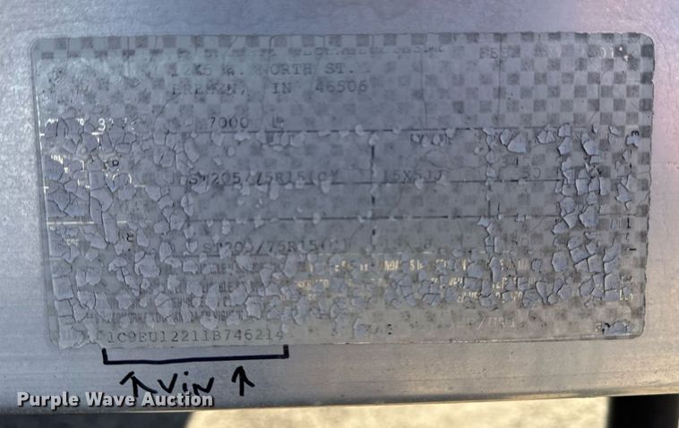 image for item EG2591 2001 Coachcraft Technologies fiber optic trailer