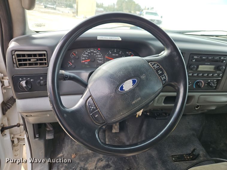 image for item EI8853 2004 Ford F550 Super Duty dump flatbed truck