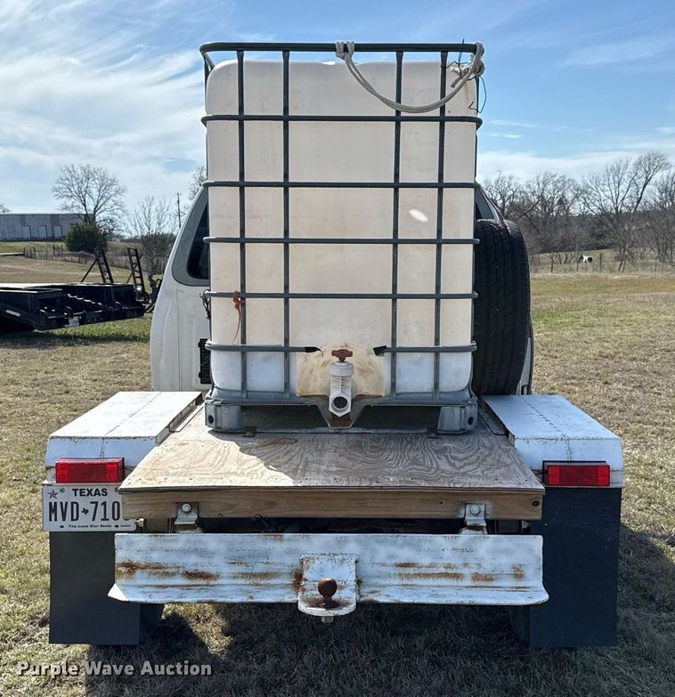 image for item EJ3482 1998 Ford F150 SuperCab flatbed pickup truck 