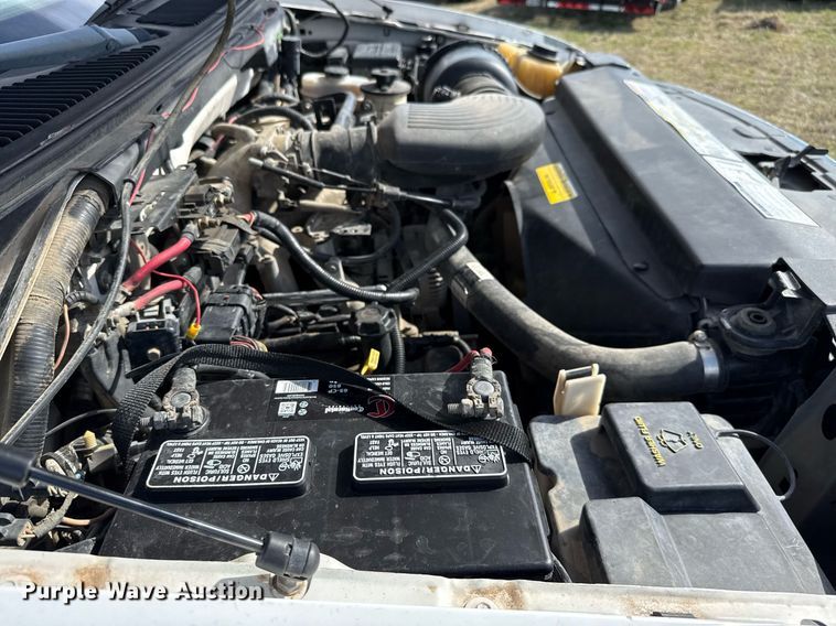 image for item EJ3482 1998 Ford F150 SuperCab flatbed pickup truck 