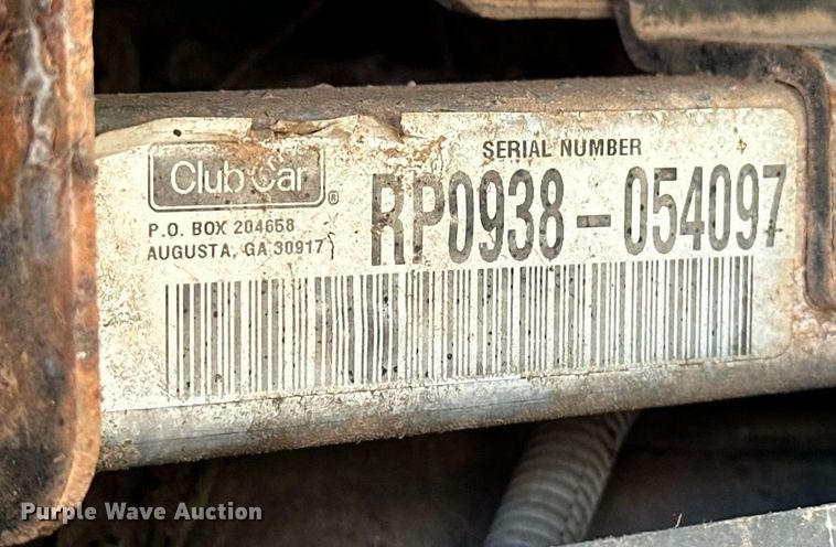 image for item EK0405 2009 Club Car Intellitrak utility vehicle