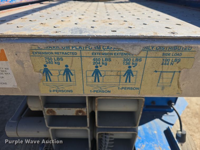 image for item EK5021 1994 MEC 2033 scissor lift