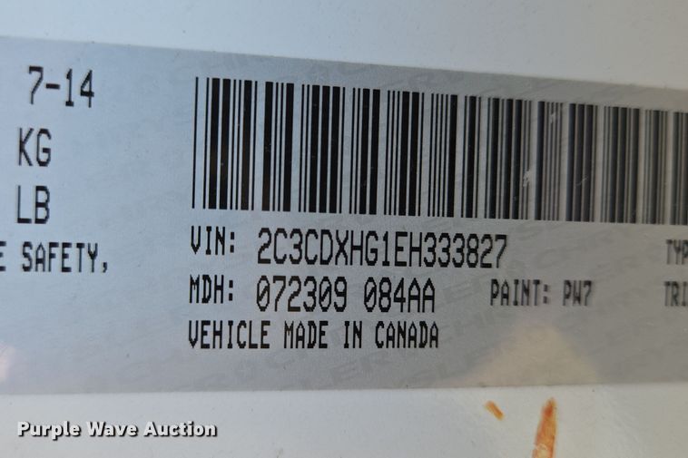 image for item EN8679 2014 Dodge Charger SXT 