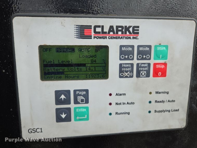 image for item EN8688 2015 Clarke RC60D-MGF generator