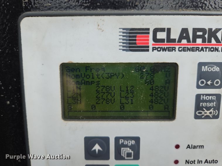 image for item EN8688 2015 Clarke RC60D-MGF generator